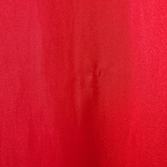 ODETTE BARSA Vintage Ladies Red Maxi Long Lounge Dress Caftan (Kaftan) Loose Fit - Picture 9 of 13